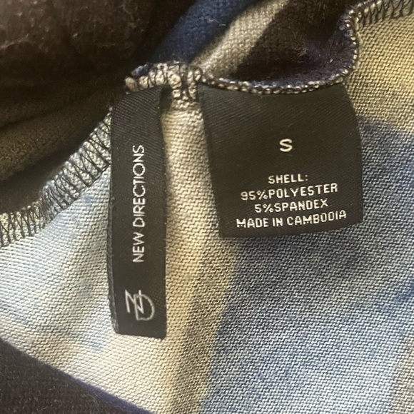 New Directions casual zigzag tight knit cardigan S multi color dropped neckline - Picture 12 of 13